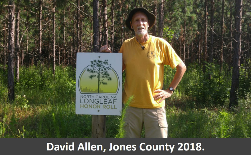 Photo of 2018 Honor Roll Recipients: David Allen, Jones County